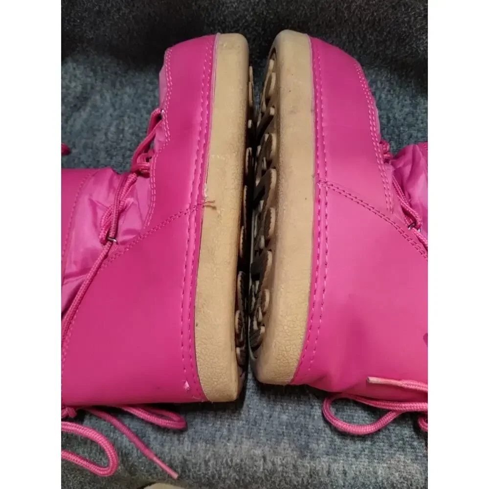 Nova Kids Moon Boots - Girls - Fuchsia Pink - Size 3 - Snow - Warm - Insulated